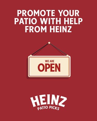 Heinz donates $100,000 to help local restaurants across the country promote their patios (CNW Group/Kraft Heinz Canada)
