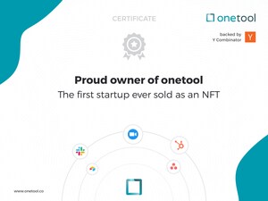 Y Combinator-Backed Startup onetool, Selling As the First Ever Startup NFT