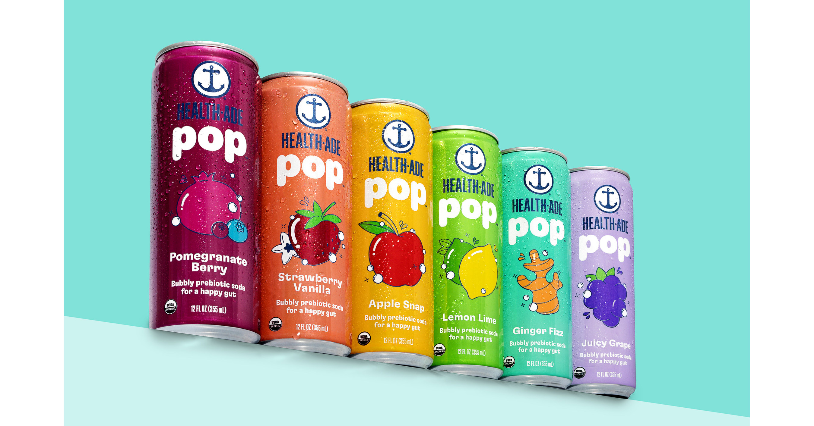 Health-Ade Launches Pop, Prebiotic Soda Line With Low Sugar And Real Gut Health Benefits, Rounding Out Gut Healthy Beverage Portfolio