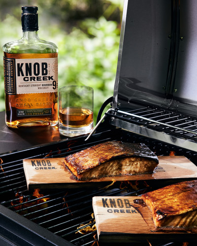 Knob Creek® Bourbon, a leader in the small batch bourbon category for nearly 30 years, has teamed up with The Boardsmith, one of the most admired makers of butcher blocks in the world, to elevate summer grilling with Knob Creek Bourbon Barrel Grilling Planks.