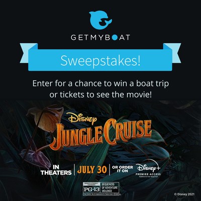 GetMyBoat’s Sweepstakes Celebrating the Release of Disney’s Jungle Cruise!