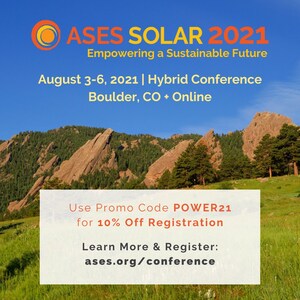 Last Chance to Register for SOLAR 2021: Empowering a Sustainable Future