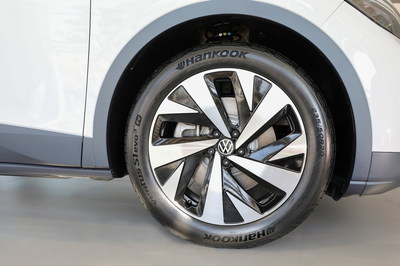Hankook Ventus S1 evo 3 ev tires, developed specifically for electric cars, will come as original equipment on the Volkswagen ID.4.