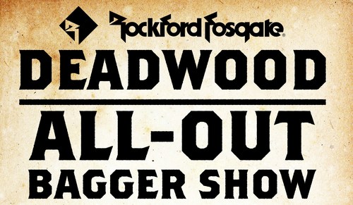 Rockford Fosgate presents the All-Out Bagger Show on August 8, 2021 from 11:00am – 4:00pm in Harley-Davidson’s® Outlaw Square, Deadwood, South Dakota