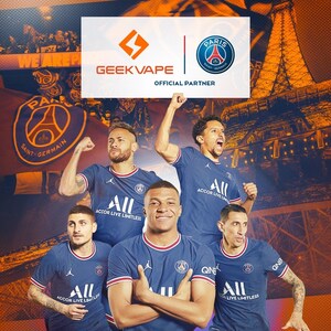 Geekvape e Paris Saint-Germain anunciam parceria oficial