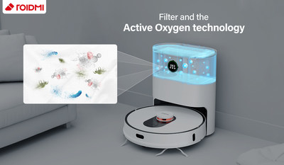 Xiaomi ROIDMI Eve Plus: self-emptying robot vacuum that sterilizes the waste (PRNewsfoto/Roidme)