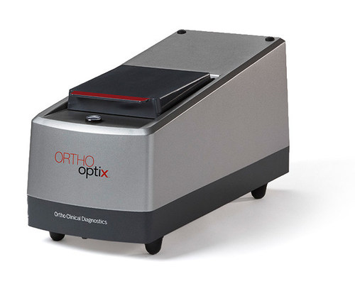When paired with the ORTHO™ Workstation, the ORTHO OPTIX™ Reader provides a complete semi-automated testing platform for transfusion labs with low- to mid-volume throughput.