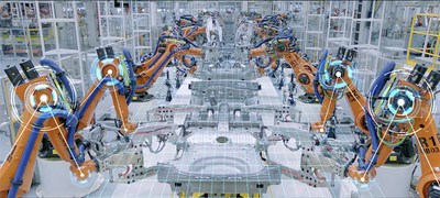 Robots inteligentes para fabricar automóviles de alta calidad (PRNewsfoto/GAC MOTOR)