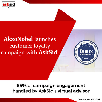 AskSid’s Virtual Advisor successfully launches multi-country ‘Dulux Promise’ campaign for AkzoNobel