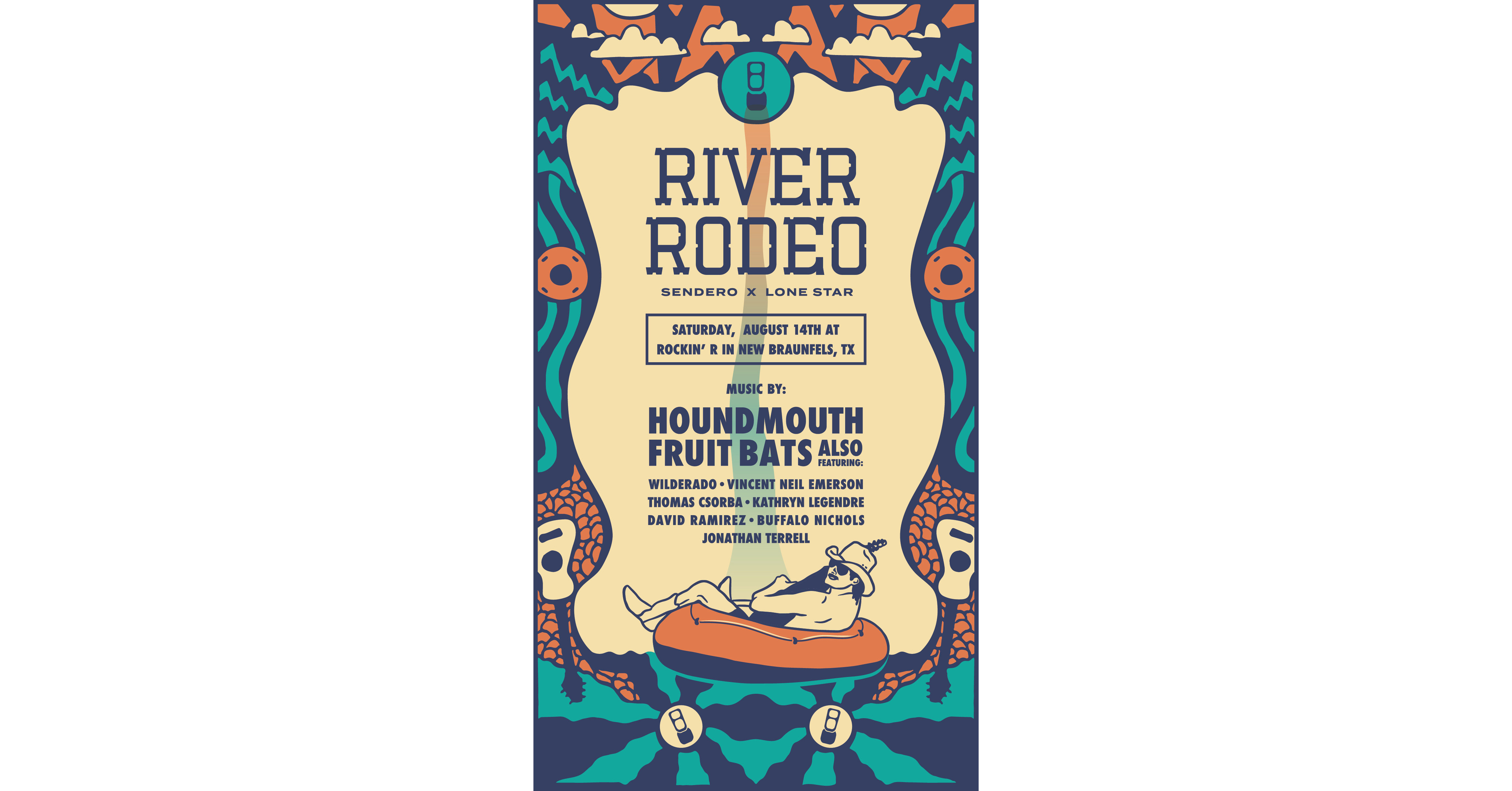 Sendero Provisions Co. And Lone Star Brewing Present First Ever River Rodeo - A One Day Music Festival In New Braunfels Benefitting The Texas Food & Wine Alliance Sendero Provisions Co. And Lone Star Brewing Present First Ever River Rodeo - A One Day Music Festival In New Braunfels Benefitting The Texas Food & Wine Alliance
