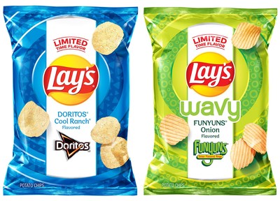 LAY’S RELEASES LIMITED-EDITION FLAVOR SWAP LINEUP INSPIRED BY DORITOS AND FUNYUNS
