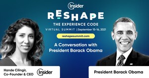 RESHAPE powered by Insider announces "A Conversation with President Barack Obama" moderated by Insider Co-founder &amp; CEO, Hande Cilingir