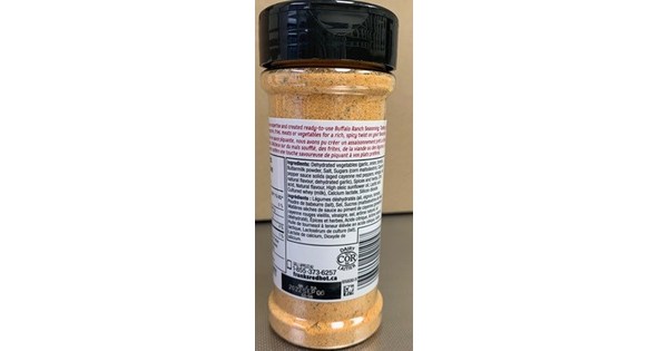 Voluntary Recall Notice of Frank's RedHot® Buffalo Ranch Seasoning due