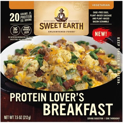 The three new Sweet Earth® Breakfast Bowls are inspired by classic savory regional scrambles. All three flavors offer between 17 - 20 grams of plant protein and three to five grams of fiber.