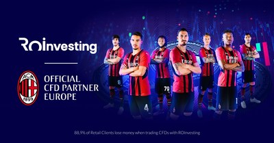 ROInvesting- The Official CFD Partner of AC Milan (PRNewsfoto/Royal Forex LTD)