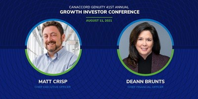 Matt Crisp, Benson Hill's Chief Executive Officer, and DeAnn Brunts, Chief Financial Officer, will attend the Canaccord Genuity 41st Annual Growth Conference on August 11, 2021.