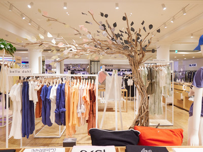 bella dahl pop-up at Selfridges celebrating the connection to nature and the female spirit