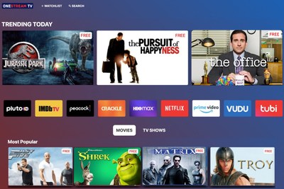 Hot Startup OneStream TV Launches Free Streaming Aggregator to Battle Netflix and Streaming Fatigue