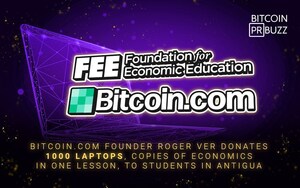 Bitcoin.com Founder Roger Ver Donates 1000 Laptops, Copies of Economics in One Lesson, to Students in Antigua