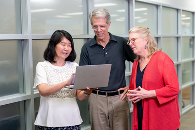 From left: Co-corresponding author Jinghui Zhang, Ph.D., St. Jude Department of Computational Biology chair; co-author David Wheeler, Ph.D., St. Jude Precision Genomics team director; and co-corresponding author Kim Nichols, M.D., St. Jude Cancer Predisposition Division director, demonstrated that comprehensive genomic sequencing of all pediatric cancer patients is feasible and essential to capitalize on the lifesaving potential of precision medicine.
