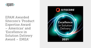 EPAM Awarded Sitecore's 'Product Expertise Award - Americas' and 'Excellence in Solution Delivery Award - EMEA'