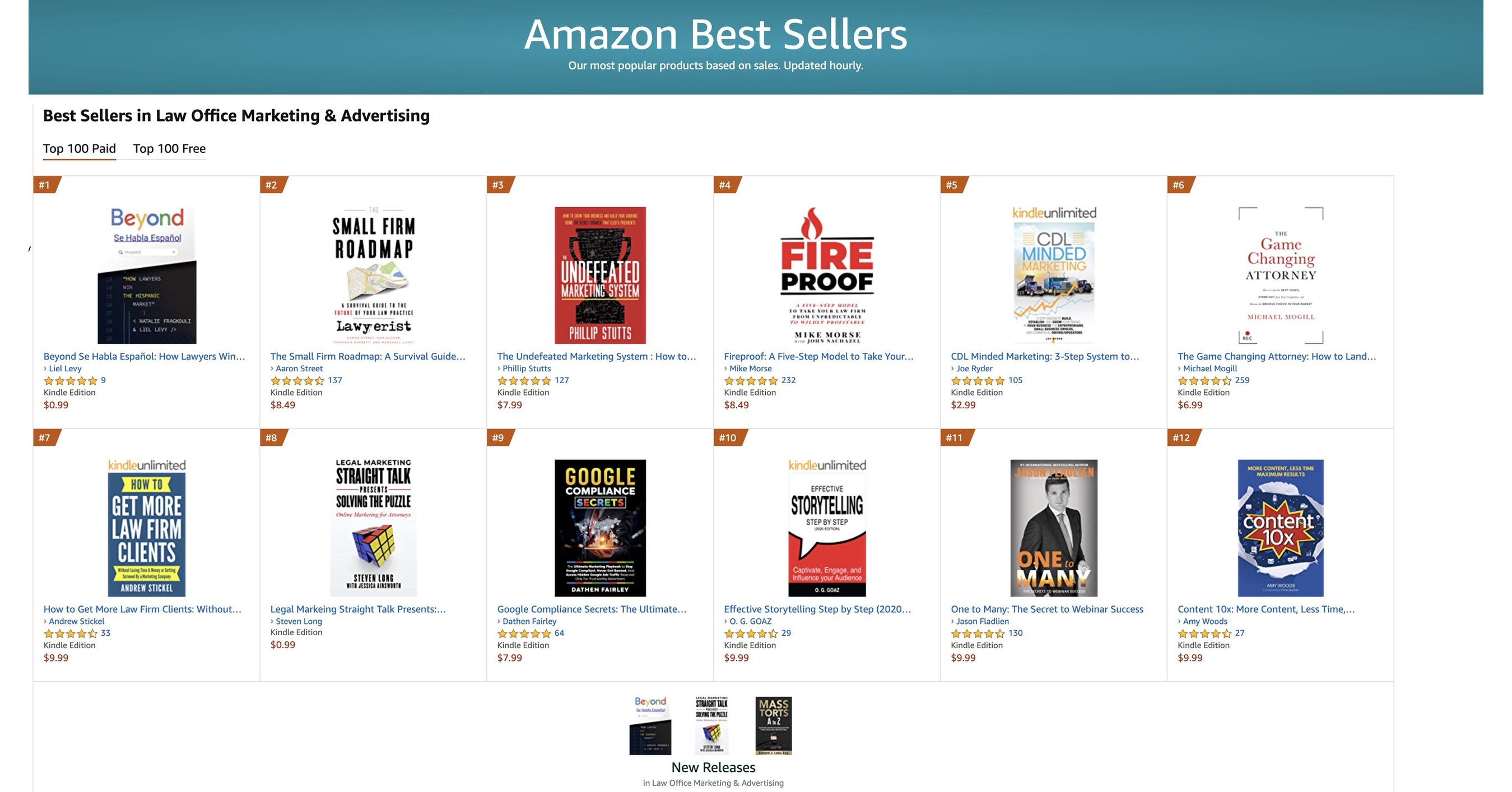 Latinx Legal Marketing Book Soars to Amazon's #1 New Release and Gains ...
