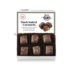 See's Candies® Releases New Dark Salted Caramel Candy Ahead of the Fall Season