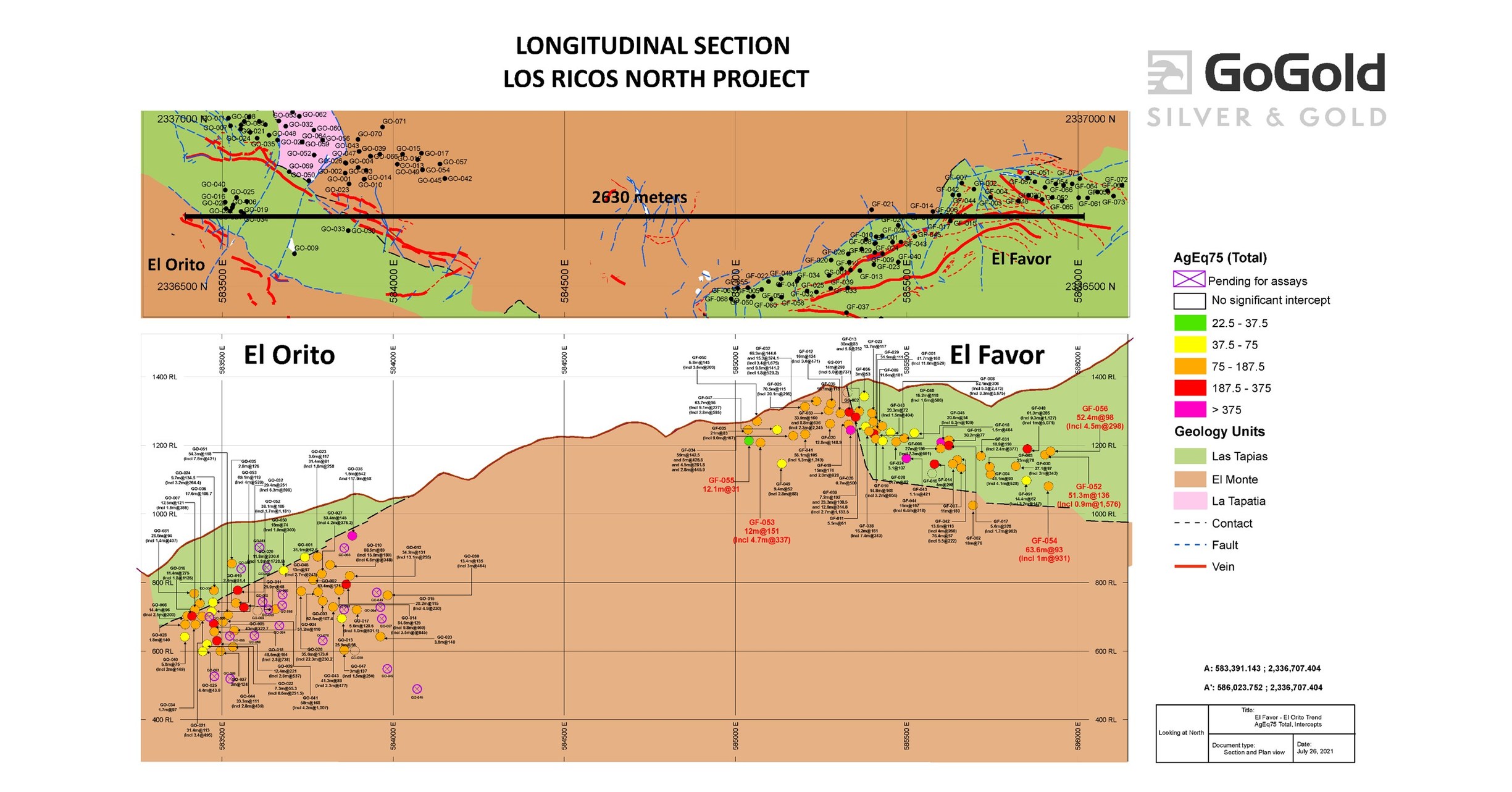 Gogold Drills 1 576 G T Ageq Over 0 9m Within 51 3m Of 136 G T Ageq At El Favor In Los Ricos North Gogold Drills 1 576 G T Ageq Over 0 9m Within 51 3m Of 136 G T Ageq At El Favor In Los Ricos North