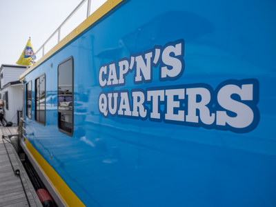 Cap’n Crunch offers fans a chance to win a stay aboard his very own houseboat – The Cap’n’s Quarters. (PRNewsfoto/Cap'n Crunch)