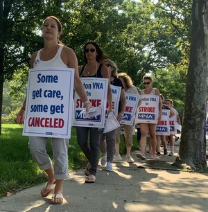 Striking Boston VNA Healthcare Professionals to Get Picket Line Support from St. Vincent Nurses and Boston Mayoral Candidate Annissa Essaibi George