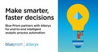 Blue Prism Partners with Alteryx to Drive Faster, More Reliable Data Analytics