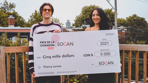 Thierry Larose remporte le Prix de la chanson SOCAN 2021 avec sa chanson « Les amants de Pompéi »