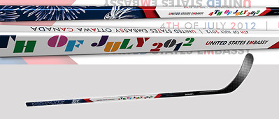 Personalized Hockey Sticks for Company Awards and Gifts