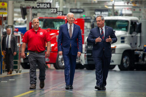 President Joe Biden Visits Mack Trucks Lehigh Valley Operations