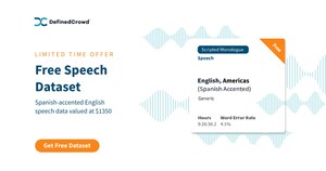 Mind the (Accent) Gap: DefinedCrowd Contributing to More Inclusive Speech Technology