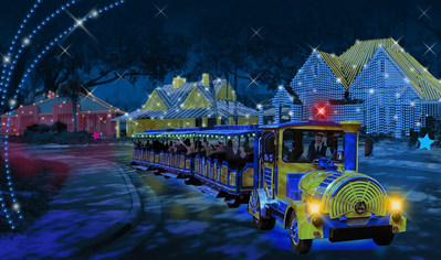 Tickets are on sale now at www.gktw.org/lights for Give Kids The World Village's 2nd annual holiday lights spectacular November 12, 201 through January 2, 2022 - offering the public a rare glimpse inside the whimsical, 89-acre nonprofit resort in Central Florida that provides critically ill children and their families with magical weeklong wish vacations at no cost. New this year, guests can watch a dancing lights show; take a guided tram tour; and purchas VIP experiences: events@gktw.org.