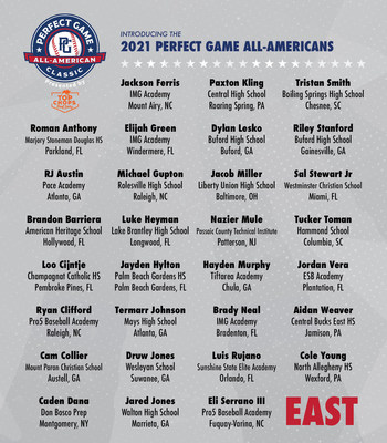 Team East and one of the nation's top Major League Baseball prospects, Elijah Green, will look to end the West's winning streak when the teams meet in the 19th annual Perfect Game All-American Classic at Petco Park in Sand Diego, CA on Sunday, August 22.