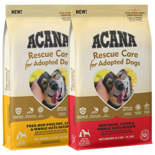 Fælles valg strubehoved spade The Pet Lovers Behind ACANA® Pet Food Unveil First-Of-Its-Kind Food, ACANA  Rescue Care for Adopted Dogs, to Help Dogs in the U.S. Thrive
