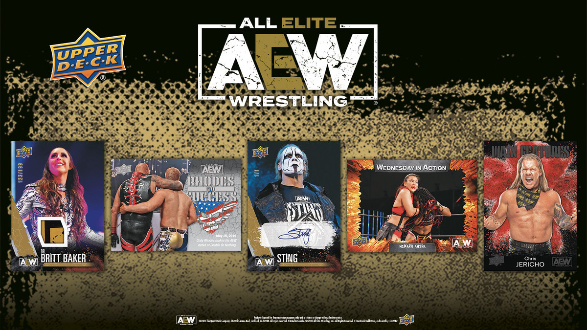 All Elite Wrestling And Upper Deck Ink Multi Year Exclusive Trading Card And Memorabilia Deal