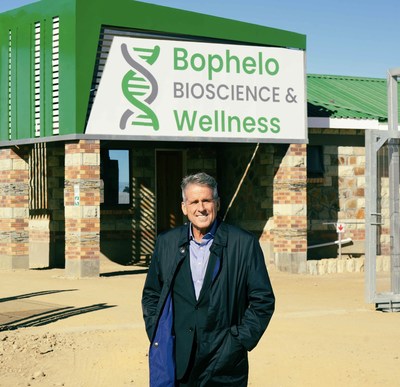 Boustead’s Head of Equity Capital Markets, Dan McClory, pictured during his visit to Bophelo Bioscience & Wellness in Lesotho, Africa. (CNW Group/Halo Collective Inc.)
