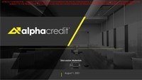 AlphaCredit - Update on Discussions with Ad Hoc Group of Bondholders