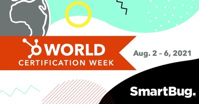 SmartBug Media’s® World Certification Day will take place on August 4, 2021, during HubSpot’s World Certification Week, which was inspired by SmartBug’s quarterly Certification Days and runs August 2-6, 2021. During the week, businesses around the world are encouraged to provide ongoing education opportunities to employees during regular working hours—a concept that was conceived four years ago by SmartBug CEO Ryan Malone.