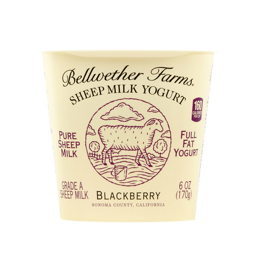 Bellwether Farms' Blackberry Sheep Milk Yogurt Selected as Winner in Good Housekeeping's 2021 Healthy Snack Awards