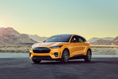 Winner, Sustainable Product – Vehicle: Ford Motor Company, 2021 Ford Mustang Mach-E emits zero CO2 while driving and has a 100 percent vegan interior.