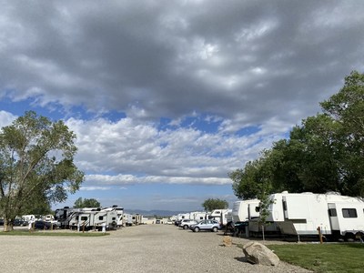 View of Crowded RV Park