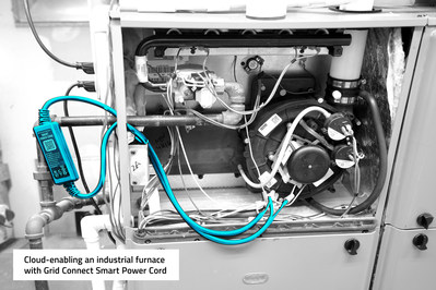 close-up: Cloud-enabling an industrial furnace with Grid Connect Smart Power Cord