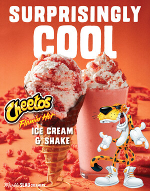 Marble Slab Creamery® Introduces Cheetos Flamin' Hot® Ice Cream &amp; Shake