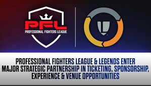 Professional Fighters League and Legends Enter Major Strategic Partnership Across Ticketing, Sponsorships, Experience, and Venue Opportunities