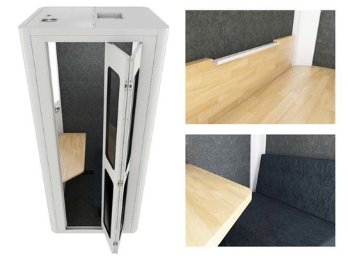 See the TalkBox FOLD privacy booth