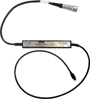 NLINE-T1553 MIL-STD-1553 Thunderbolt Interface. Amazing, full featured 1-2 channels of 1553 embedded in rugged, USB-C cable.